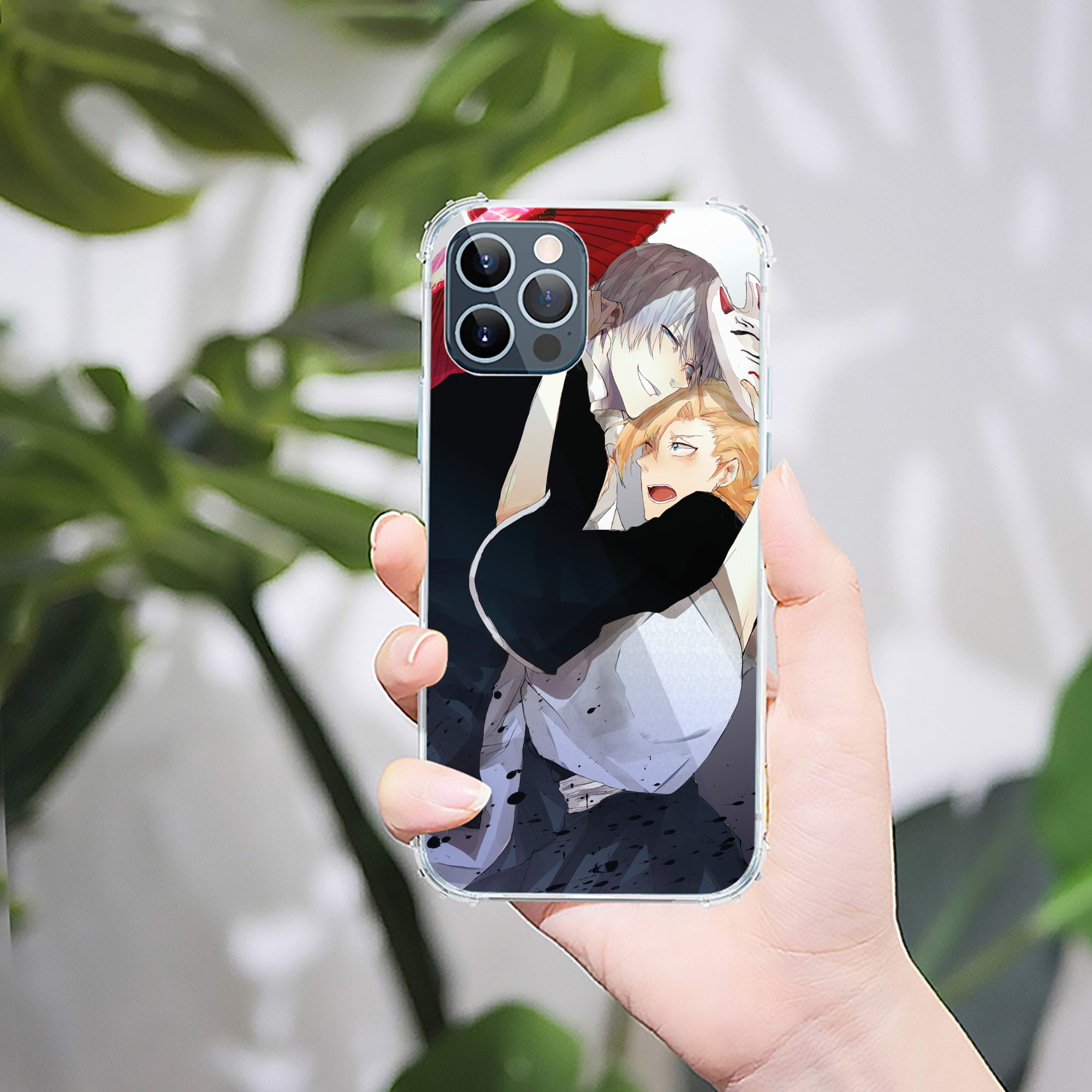 （画像用） ブリーチ BLEACH 【iPhone 12シリーズ対応】透明スマホケース（クリアソフトケース）